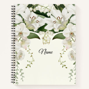 Cuaderno clásicos de Lily floral boda