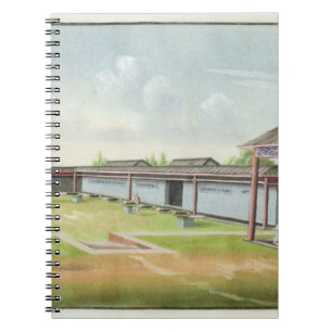 Cuaderno Clasificando las pequeñas hojas para secarse (w/c