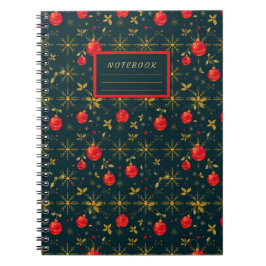 Cuaderno Classic Christmas Pattern Softcover Notebook