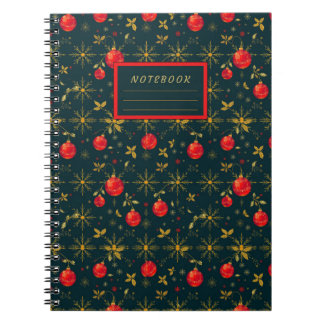 Cuaderno Classic Christmas Pattern Softcover Notebook