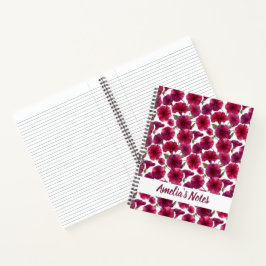 Cuaderno Classic Morning Glory Pattern Name