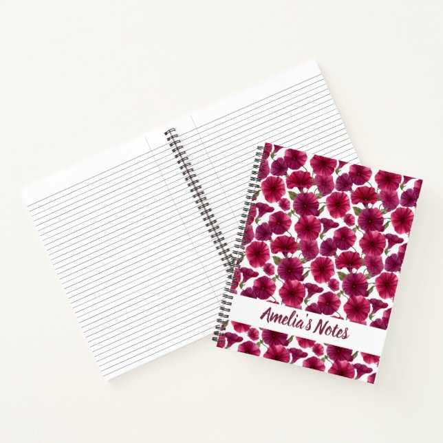 Cuaderno Classic Morning Glory Pattern Name (Interior)