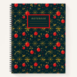 Cuaderno Classic Ornaments Hardcover Christmas Journal