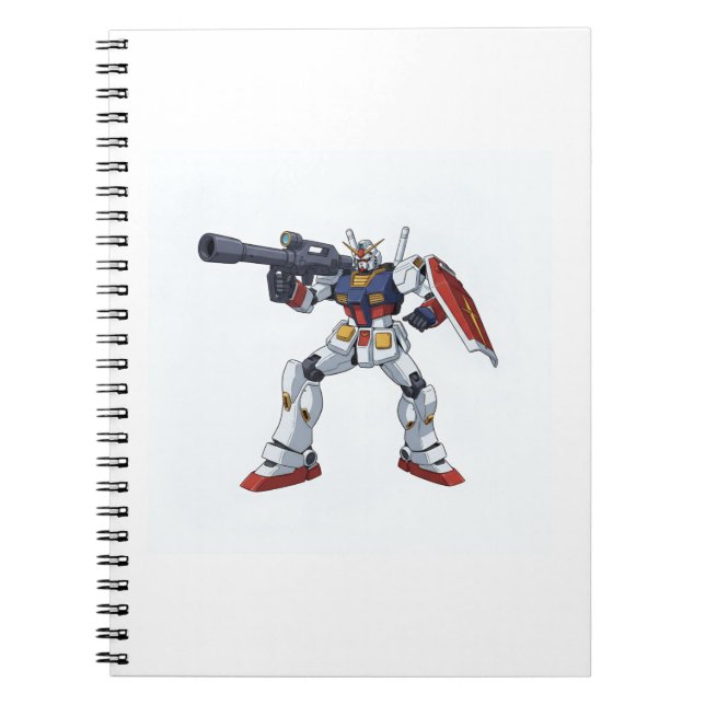 Cuaderno Classic Retro RX-78-2 Gundam Mecha Anime Illustrat (Frente)