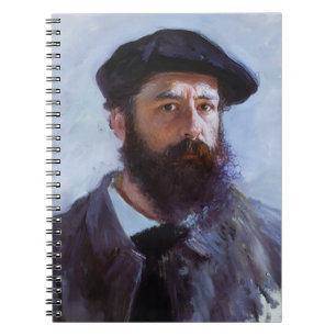 Cuaderno Claude Monet, Autorretrato con boina,