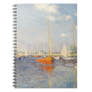 Cuaderno Claude Monet. Barcas rojas, Argenteuil