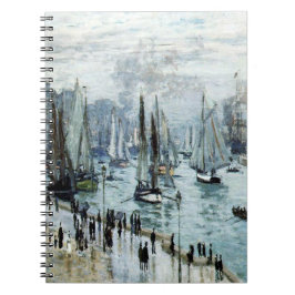 Cuaderno Claude Monet, barcos de pesca que salen del puerto