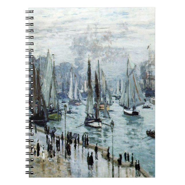 Cuaderno Claude Monet, barcos de pesca que salen del puerto (Frente)
