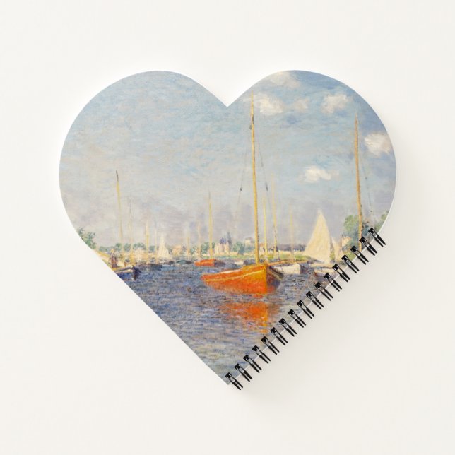 Cuaderno Claude Monet. Barcos Rojos, Argentina (Reverso)