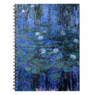 Cuaderno Claude Monet Blue Water Lilies