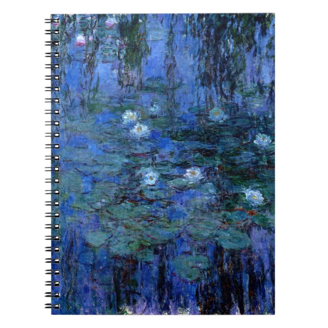 Cuaderno Claude Monet Blue Water Lilies (Frente)