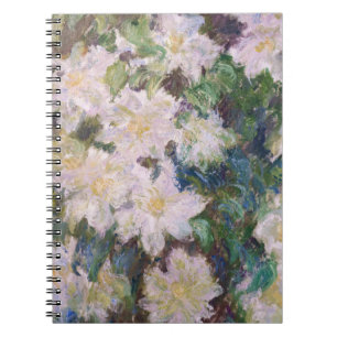Cuaderno Claude Monet - Clemátide Blanca