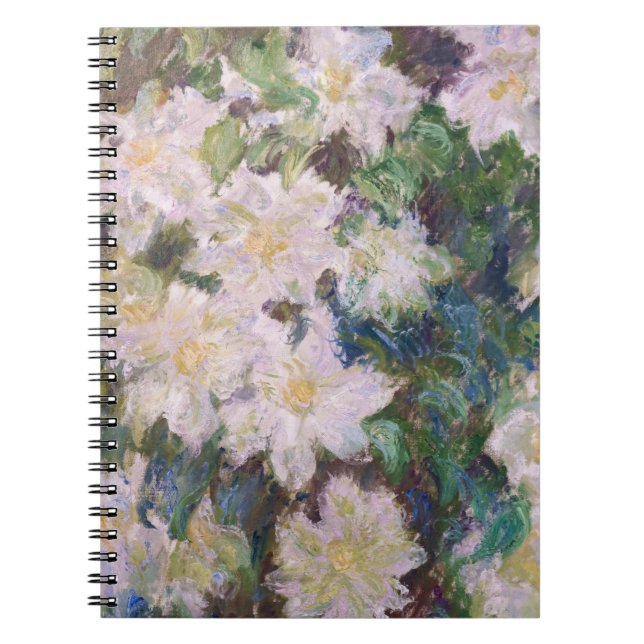 Cuaderno Claude Monet - Clemátide Blanca (Frente)