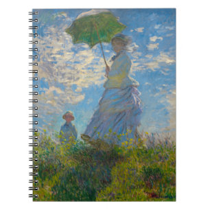Cuaderno Claude Monet con una sombrilla