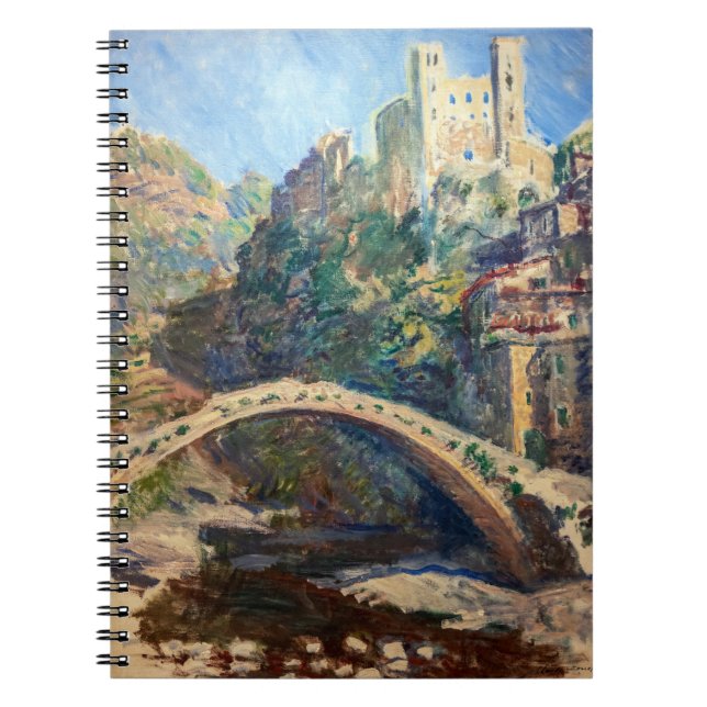 Cuaderno Claude Monet - El Castillo de Dolceacqua (Frente)