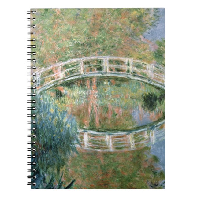 Cuaderno Claude Monet el | el puente japonés, Giverny (Frente)