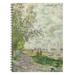 Cuaderno Claude Monet el   el Riverbank en Gennevilliers