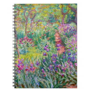 Cuaderno Claude Monet - El jardín de iris en Giverny