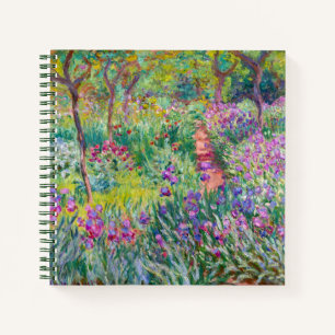 Cuaderno Claude Monet - El jardín de iris en Giverny