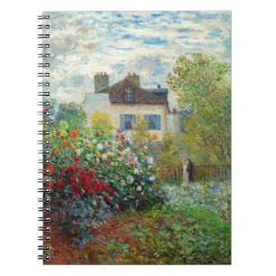 Cuaderno Claude Monet - El jardín del artista en Argenteuil