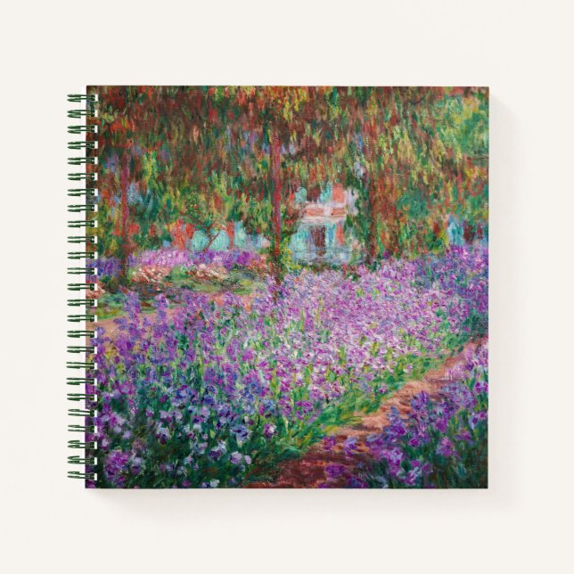 Cuaderno Claude Monet - El jardín del artista en Giverny (Anverso)