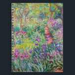 Cuaderno Claude Monet - El jardín del Iris en Giverny<br><div class="desc">El Jardín Iris de Giverny / El Jardín del Artista en Giverny - Claude Monet,  1899-1900</div>