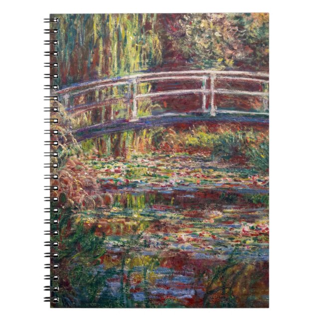 Cuaderno Claude Monet - estanque de Lily del Agua, Armonía  (Frente)