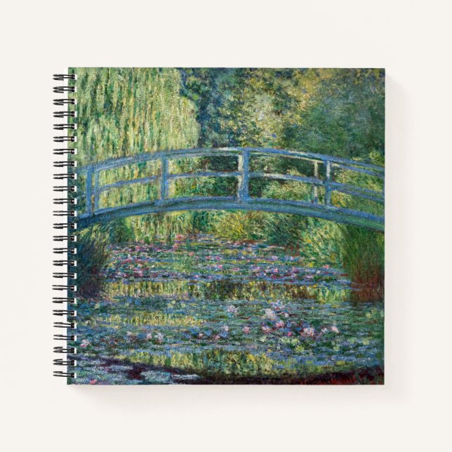 Cuaderno Claude Monet - estanque de Lily del Agua, Armonía  (Anverso)