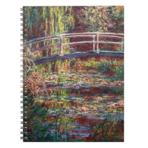 Cuaderno Claude Monet - Estanque de nenúfares, Armonía Rosa