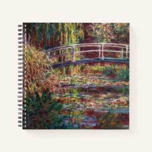 Cuaderno Claude Monet - Estanque de nenúfares, Armonía Rosa