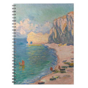 Cuaderno Claude Monet - Etretat: playa y Falaise d'Amonet