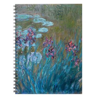 Cuaderno Claude Monet: Iris y lirios de agua