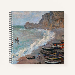 Cuaderno Claude Monet - La playa de Etretat