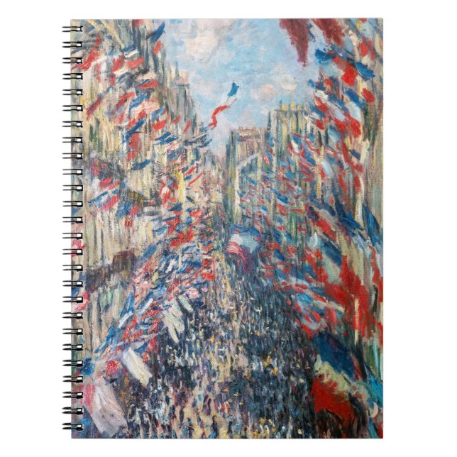 Cuaderno Claude Monet - La Rue Montorgueil - París (Frente)