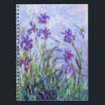 Cuaderno Claude Monet - Lilac Irises / Iris Mauves<br><div class="desc">Lilac Irises / Iris Mauves - Claude Monet,  1914-1917</div>