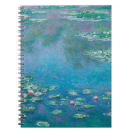 Cuaderno Claude Monet. Lilies de agua. Impresionismo francé