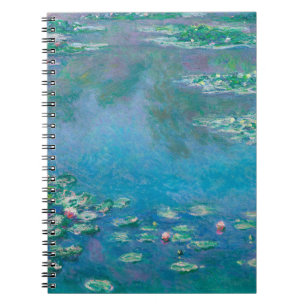 Cuaderno Claude Monet. Lilies de agua. Impresionismo francé