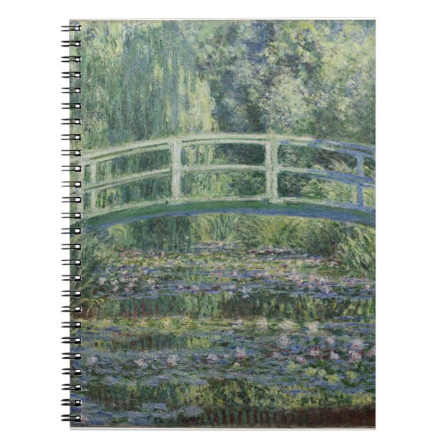 Cuaderno Claude Monet - Lilis De Agua Y Puente Japonés (Frente)