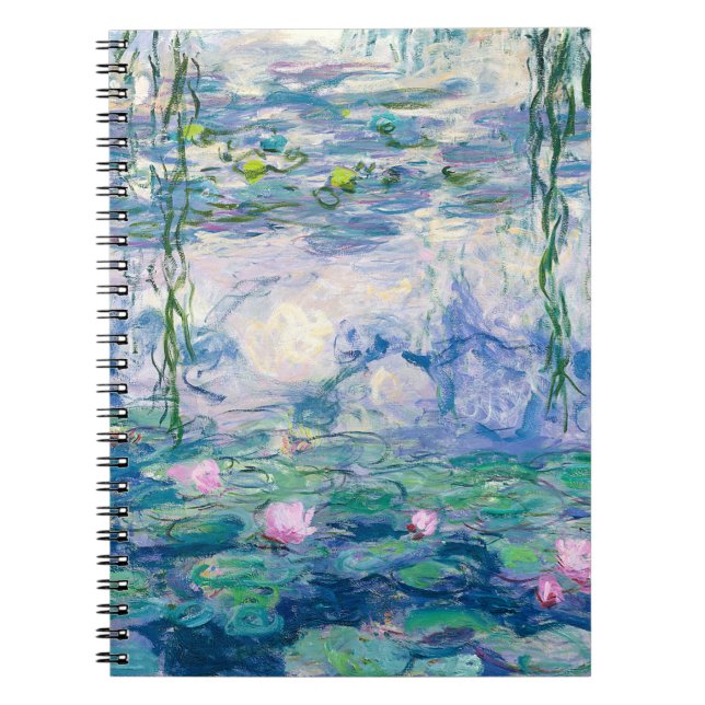 Cuaderno CLAUDE MONET - LÍNEAS de agua (Frente)