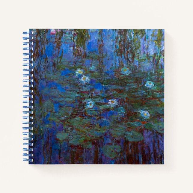 Cuaderno Claude Monet - Nenúfares azules (Anverso)