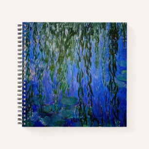Cuaderno Claude Monet - Nenúfares con sauce llorón