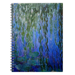 Cuaderno Claude Monet - Nenúfares con sauce llorón