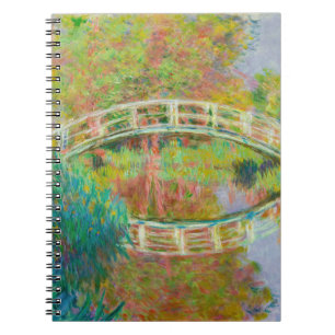 Cuaderno Claude Monet - Puente de futbol japonés, Giverny