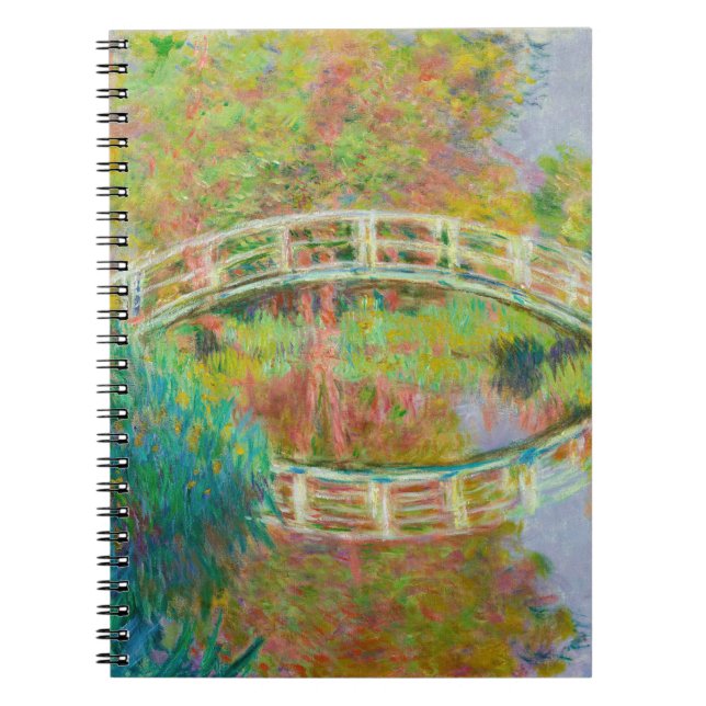 Cuaderno Claude Monet - Puente de futbol japonés, Giverny (Frente)