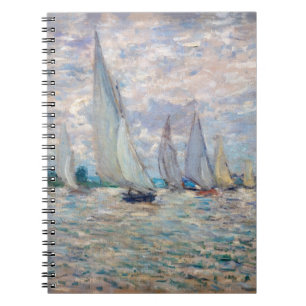 Cuaderno Claude Monet - Regata de barcos en Argenteuil