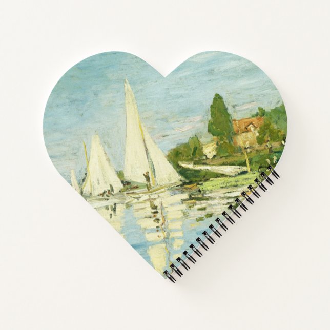 Cuaderno Claude Monet. Regattas en Argenteuil (Reverso)