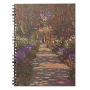 Cuaderno Claude Monet - ruta de jardín - 1902