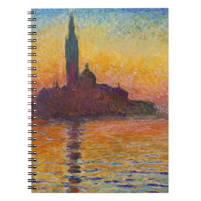 Cuaderno Claude Monet - San Giorgio Maggiore en Dusk (Frente)