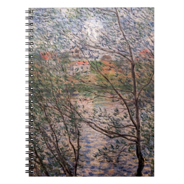 Cuaderno Claude Monet - Tiempo de primavera a través de las (Frente)