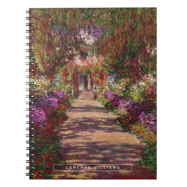 Cuaderno Claude Monet | Una ruta en el jardín de Monet (Frente)